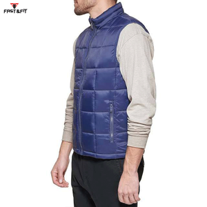Gilet matelassé coupe-vent formel personnalisé pour le printemps, extérieur, réversible, 100% polyester, à capuche, respirant, service OEM - Product Image 4