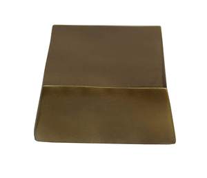 Cendrier rond Adiba à 9 compartiments en aluminium, fabriqué à la main en Inde, moderne, coupe-vent, pour table, finition dorée antique, décoration extérieure et intérieure en métal - Product Image 6