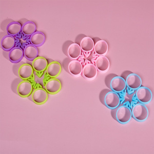 Anneau de scellage pour poche à douille en silicone - Fermeture réutilisable pour poche à pâtisserie, forme circulaire, outil de cuisine durable - Product Image 4