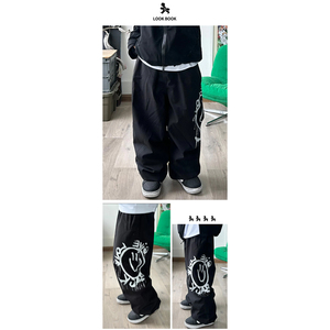 Pantalones de snowboard holgados de esquí de gran tamaño John Snow para hombre, polaina de cintura impermeable con cordón - Product Image 4