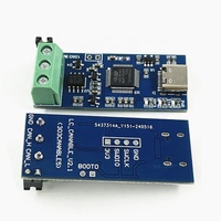 USB Tipe C untuk dapat modul CANABLE V2.0 STM32G4 mendukung CAN2.0 CAN-FD CAN Bus Analyzer