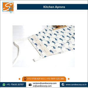 Fournisseur indien de meilleure qualité 100% coton, toile, coton recyclé, tabliers de cuisine design/tabliers en denim pour la cuisine - Product Image 6