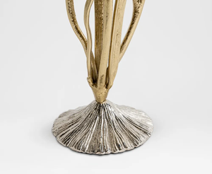 Bougeoir de Noël en métal aluminium, durable, fait à la main, décoration de centre de table pour la maison - Product Image 3