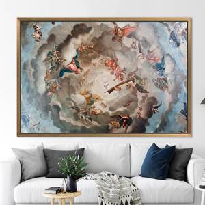 Elegant Renaissance Heaven Art <b>Canvas</b> - Printed Design Masterpiece,1P:Gold <b>Framed</b> - Product Image 1
