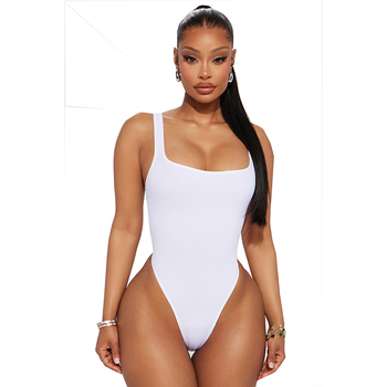 Seamless Women Bodysuit White Lingerie Women Sexy bodysuits for women