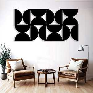 Art mural en métal moderne, Art mural en métal de style moderne et luxueux, Grande décoration murale, Décoration intérieure minimaliste, Cadeau de fête des mères - Product Image 6
