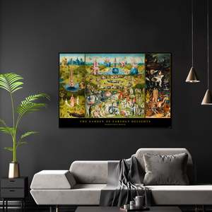 Hieronymus Bosch's Garden of Earthly Delights <b>Poster</b> Durable Paper for Wall Decor - Product Image 2