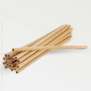 Pailles en bambou faites à la main, écologiques, bâtonnets naturels verts pour boire - Product Image 4