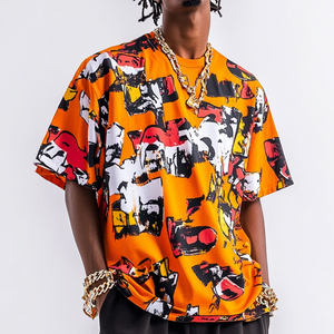 Vente en gros de t-shirts personnalisés en vrac t-shirts en coton uni pour hommes et femmes t-shirts à manches courtes et à col rond décontractés tissu doux et respirant - Product Image 5