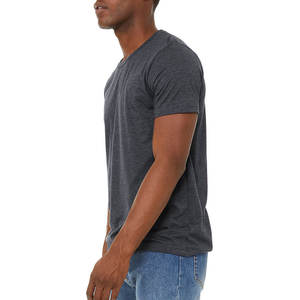 Camiseta de Algodón 100% de Alta Calidad con Logotipo Personalizado, Camiseta de Cuello Redondo Holgada y Transpirable para Hombre - Product Image 5