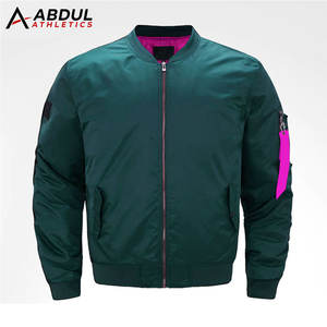 แจ็คเก็ตบอมเบอร์ผู้ชายแบบแห้งเร็วขายส่งสำหรับขายออนไลน์ ผลิตจากโพลีเอสเตอร์ แจ็คเก็ตฤดูหนาวสำหรับผู้ชาย - Product Image 1