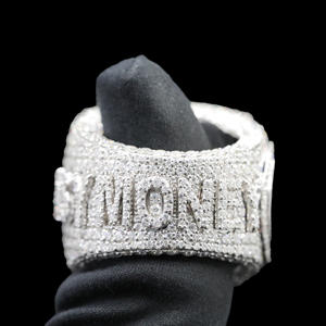 Anillo de Eternidad con Moissanita de 0.5 Quilates, Corte DEF, Engaste de Puntas, Plata 925, Anillo de Compromiso y Boda de Lujo - Product Image 6