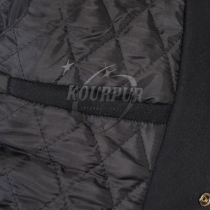 2025 Custom Made Men's College Varsity <b>Jacket</b> <b>Canvas</b> with Leather Sleeves for Daily Wear Reasonable Price - Product Image 4