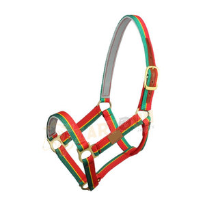 Best Quality Nylon Equestrian Horse <b>Halter</b> With Adjustable Chin and Throat Custom Logo Printed Riding <b>Halter</b> - Product Image 4