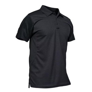 เสื้อโปโลแขนสั้นสำหรับนักธุรกิจหนุ่มสาวขนาดพลัสไซส์ปกเสื้อครึ่งแขนออกแบบลายพื้น - Product Image 3