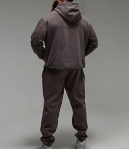 Movatextile ชุดวอร์มวินเทจแอซิดกรดชุดวอร์มสำหรับผู้ชายมีฮู้ดชุดวอร์มด้านหน้าโลโก้ตำแหน่งที่ว่างเปล่า - Product Image 2