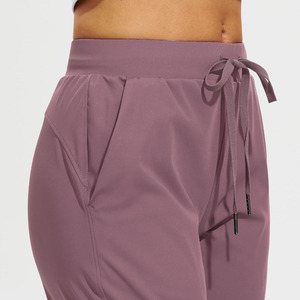 2025 Latest Designs Ladies Breathable Gym Cotton <b>Fleece</b> Sweat <b>Trousers</b> Women's Sweat Jogger High Waist Track Pants High Quality - Product Image 5