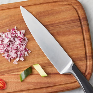 Venta al por mayor personalizado de alta calidad OEM ODM servicio japonés Damasco profesional Chef cuchillo cocina fijar hoja afilada con mango negro - Product Image 4