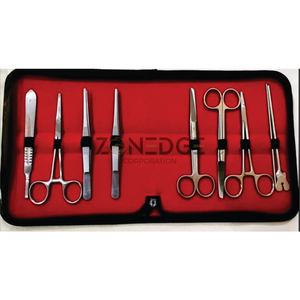 Kit de pratique de suture chirurgicale le plus vendu pour les étudiants en médecine Kit d'instruments dentaires de formation en suture par Zonedge Corporation - Product Image 4