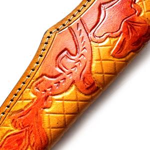 Funda de cuero de artesanía fina hecha en fábrica de alta calidad para cuchillos de hoja de 4 pulgadas - Product Image 2