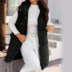 Nuevo Chaleco Acolchado Informal Personalizable para Mujer, Chaleco con Capucha y Cuello Alto, Prenda Exterior para Actividades al Aire Libre - Product Image 3