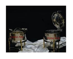 Ensemble de deux chauffe-plats, dernier design, forme ronde, chauffe-plats pour fournisseur en gros - Product Image 5