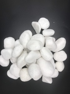 Piedra natural de primera calidad, guijarros y grava caídos blancos para decoración y paisajismo de jardín de Villa - Product Image 4