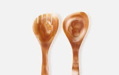 Elegant Handcrafted Resin <b>Salad</b> Server Set <b>Spoon</b> And Fork Stylish Resin Cutlery For Dining Table Home Kitchen And Hotel Use - Product Image 3