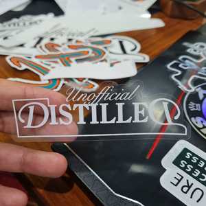 Autocollant en vinyle transparent imperméable à l'eau enduit UV résistant aux intempéries précieux voiture ordinateur portable Logo décoratif autocollants promotionnels - Product Image 4