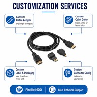 Cable Adaptador de Micro HDMI a HDMI Estándar, 4K Ultra HD, Chapado en Oro, Plug and Play para Cámara DSLR