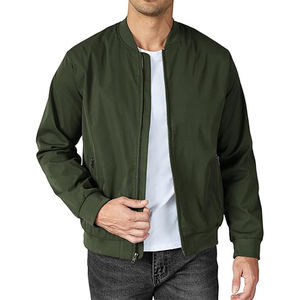 Blouson Bomber Léger pour Homme - Veste Coupe-Vent Casual Élégante avec Broderie sur le Devant Imperméable et Respirante Streetwear - Product Image 1