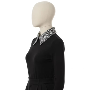 อุปกรณ์เสริมคอเสื้อแบบลำลองคอตตอนผสมน้ำหนักเบาถอดแยกได้สำหรับฤดูใบไม้ผลิฤดูใบไม้ร่วงแฟชั่น - Product Image 3