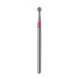 Broca de Diamante Profi para Uñas, 3.0mm, Acero Inoxidable Rojo, para un Acabado Liso de Cutículas - Product Image 4