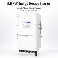 Onduleur solaire hybride monophasé basse tension Solis 9,9 kW 3 MPPT IP66 pour stockage d'énergie domestique S6-EH1P9.9K03-NV-YD-L