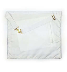 High Quality Craft Regalia Royal Arch Grand Chapter Gold Embroidery Border Master Masonic Apron Custom Fabric Magnet Decoration - Product Image 4