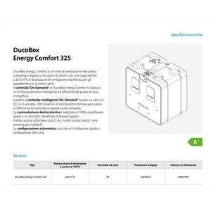Sistema HVAC Doméstico Daikin DucoBox Energy Comfort 325 VMC con Unidad de Recuperación de Calor - Product Image 2