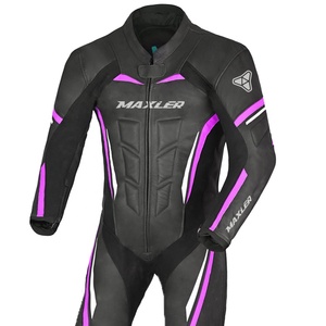 Chaqueta de Motociclismo Deportiva para Hombre, de Cuero, con Protección CE, Reflectante, Impermeable, de Manga Larga, Resistente al Viento, para Todas las Estaciones - Product Image 3