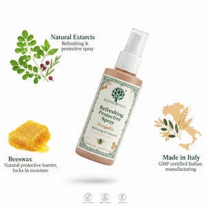 Lotion en spray rafraîchissante à l'extrait naturel de Moringa Rouge Italien certifiée GMP 100ml, sans gaz, OEM, marque privée, Propolis - Product Image 3