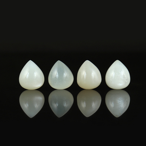Piedra Lunar Natural de Color Blanco, Gema Semipreciosa de Forma Redonda para la Fabricación de Joyas, Pendientes y Anillos, Precio al por Mayor, Marca Gopika - Product Image 3