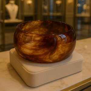 กำไลเรซิ่นที่ทันสมัยแบบเหลี่ยมเพชรพลอยจากหัตถกรรม uttar Pradesh MS - Product Image 4