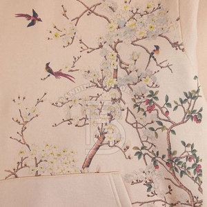 Vente en gros de haute qualité 100% coton 400G HeavyWeight Puff Printing Regular Fit Streetwear Logo personnalisé Sweats à capuche pour hommes - Product Image 2