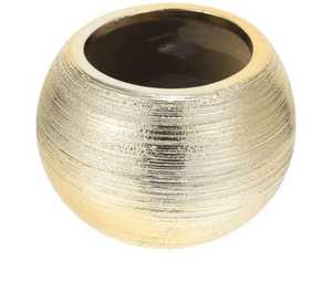 Jarrón Decorativo de Metal Texturizado Chapado en Oro al por Mayor, Diseño Moderno para el Hogar, Macetero de Flores Hecho a Mano de Lujo para Decoración - Product Image 5