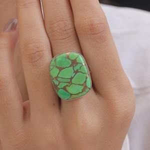 925 Sterling Silver Handmade Natural Gemstone Turquoise Spinner Ring 925 Estampillé Designer Haute Qualité Cadeau De Mariage Bijoux Anneau - Product Image 4