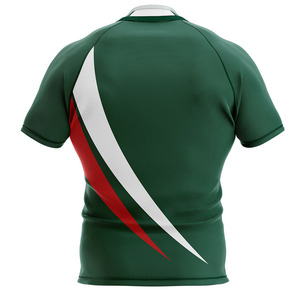 Dernier maillot de rugby personnalisé avec logo par transfert thermique, maillot coloré et pas cher avec technique de sublimation - Product Image 6