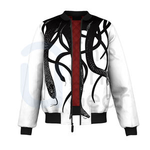 Chaqueta Bomber Personalizable de Alta Calidad, 100% Poliéster, Transpirable, de Secado Rápido, Ecológica, Estilo Urbano para Hombre - Product Image 2