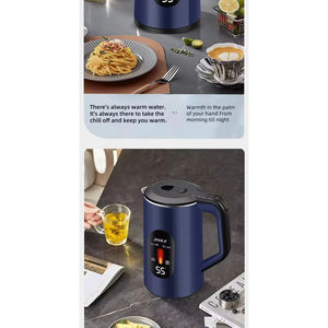 Hervidor Eléctrico Portátil de 1500W, 2.0L, Acero Inoxidable 304, Control de Temperatura, Apagado Automático, Protección Contra Ebullición en Seco, 220V - Product Image 5