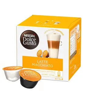 Organic Italian Coffee 100% Arabica Nescafe Dolce Gusto16 capsules Compatible Giuseppe Verdi Selection Coffee Made in Italy