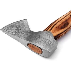 Tomahawk Jexmoo Personalizado de 19.5 Pulgadas, Acero D2, Mango de Madera de Palisandro con Funda de Cuero, Regalo para Exteriores, Hecho a Mano, Grado Industrial - Product Image 3