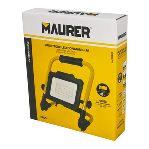 Faretto LED Piatto da 30 Watt Luce Bianca 4000o. Lampada IP65 da 3300 Lumen con Maniglia per il Trasporto - Product Image 5