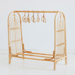 Perchero de tela de ratán para bebé, estante de secado de pie, muebles de dormitorio, precio barato - Product Image 4